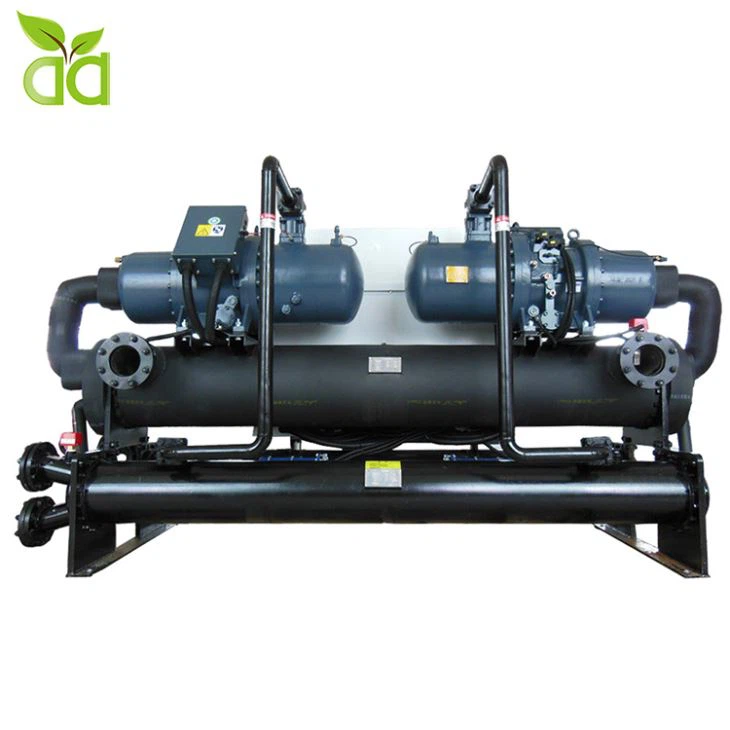 100ton آب صنعتی سرد می شود تیراژ پیچ آب چیلر تهویه مطبوع